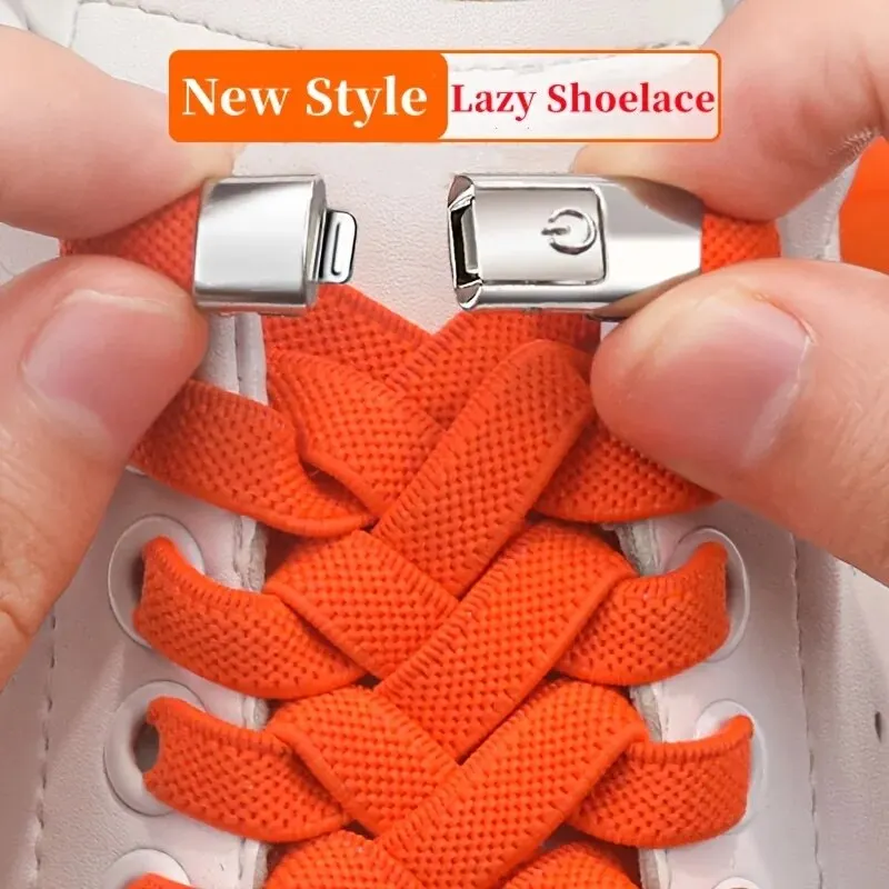 Button Switch Buckle Tie-Free Shoelaces for Adults