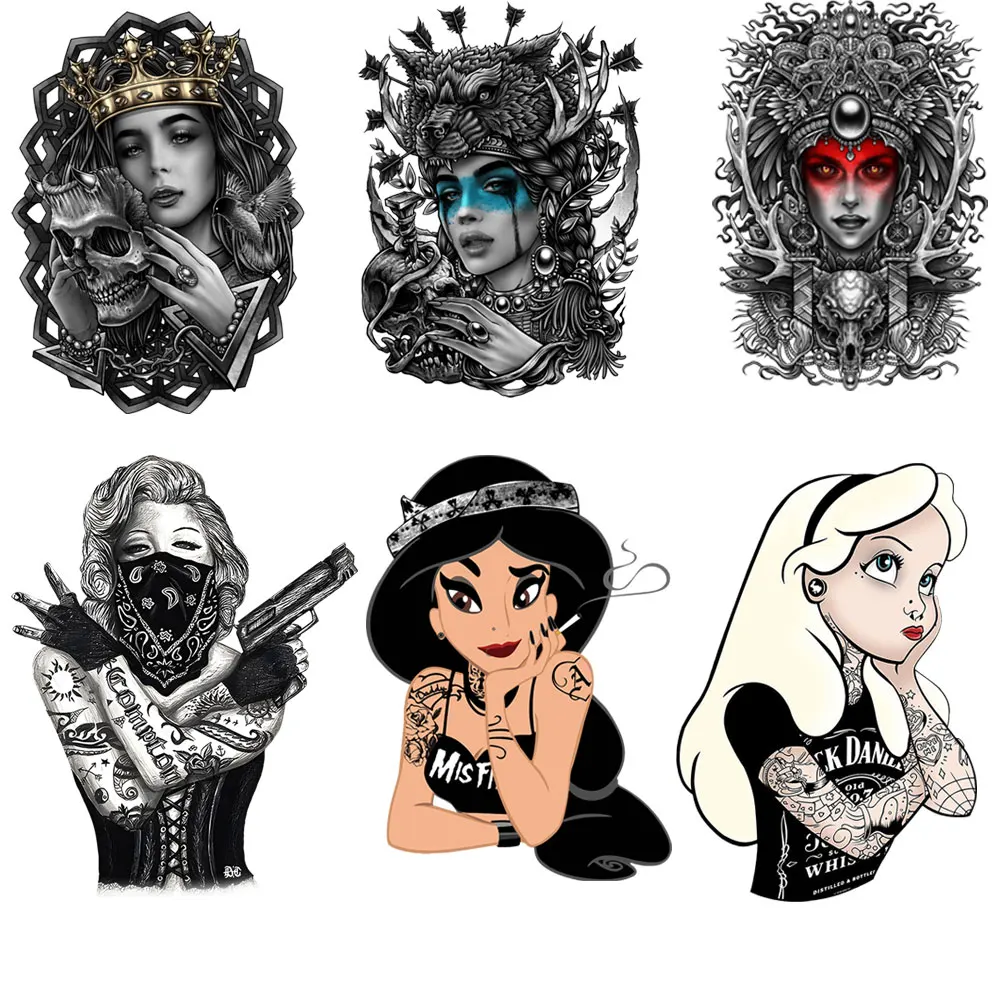 Крутые патчи для девочек термонаклейка одежды модная сделай сам наклейки