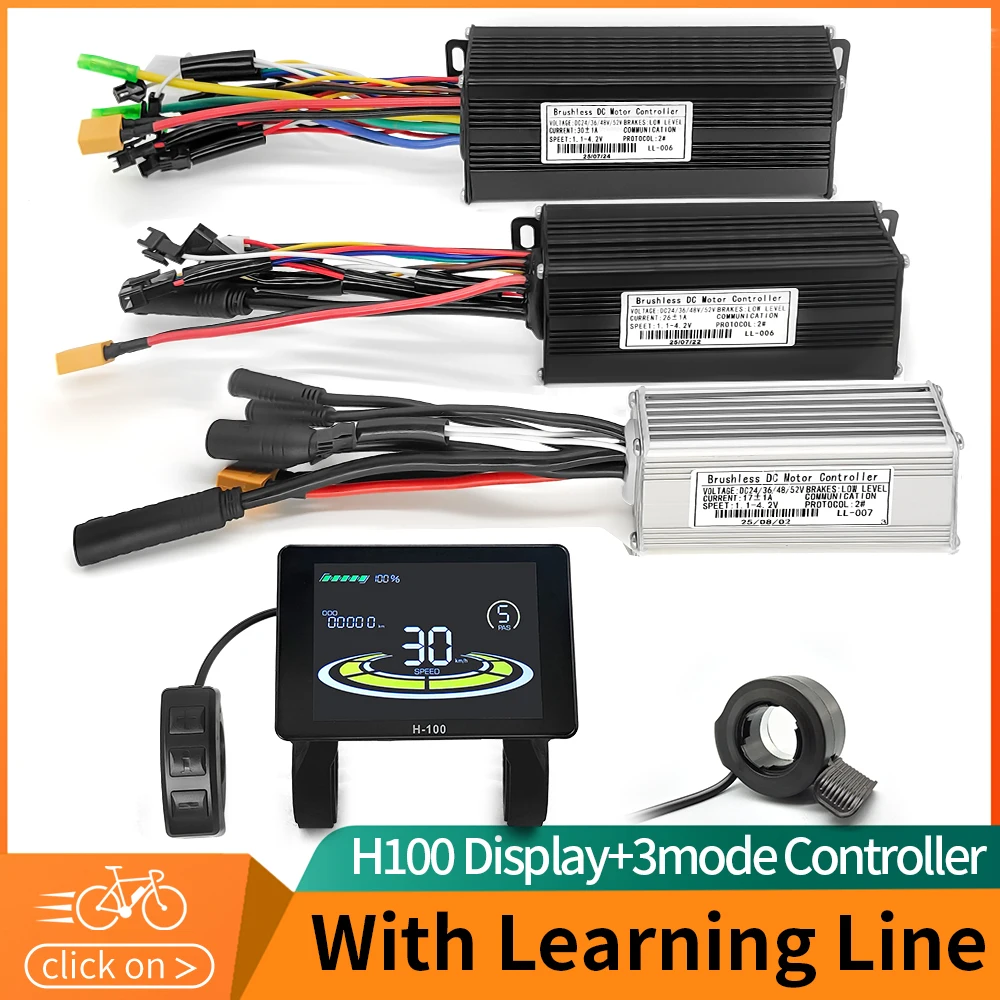 E-Bike Display 24V 36V 48V LCD-scherm met 6-pins waterdicht aansluitkabel voor elektrische fietsstuur 22,2 mm ABS lichaamstemperatuurbestendig E-Bike Display 24V 36V 48V LCD-scherm met 6-pins waterdicht aansluitkabel voor elektrische fietsstuur 22,2 mm ABS lichaamstemperatuurbestendig