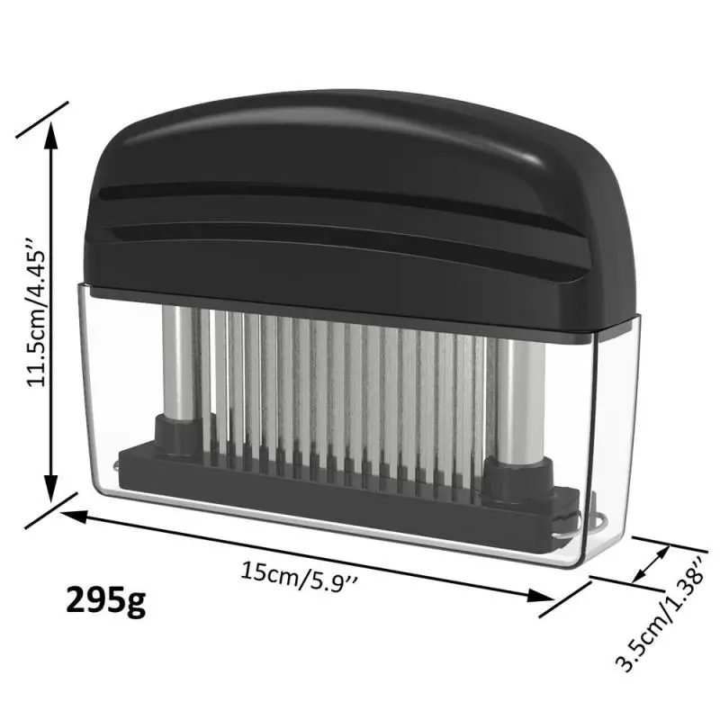 

48 Blades Needle Meat Tenderizer Stainless Steel Kitchen Tool Steak Artifact Cooking Meat Tenderizer Meat Hammer for Beef Steak