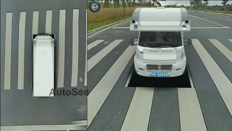 Motorhome Camping Caravan Touring car 360 degree camera 3D panoramic birds view Front rear side Surround parking reverse system