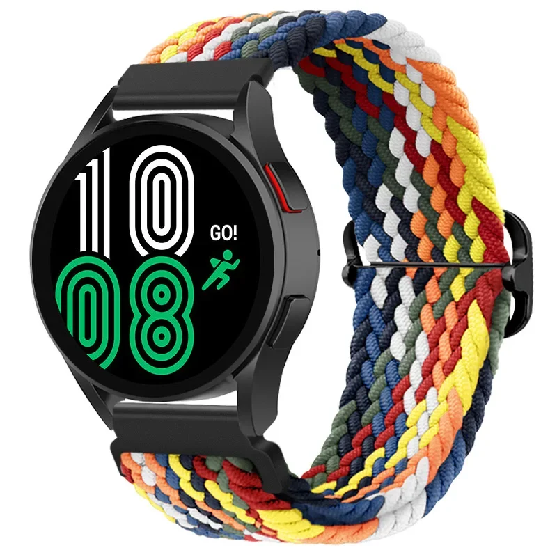 Braided Nylon Solo Loop Strap - 20mm Adjustable Bracelet