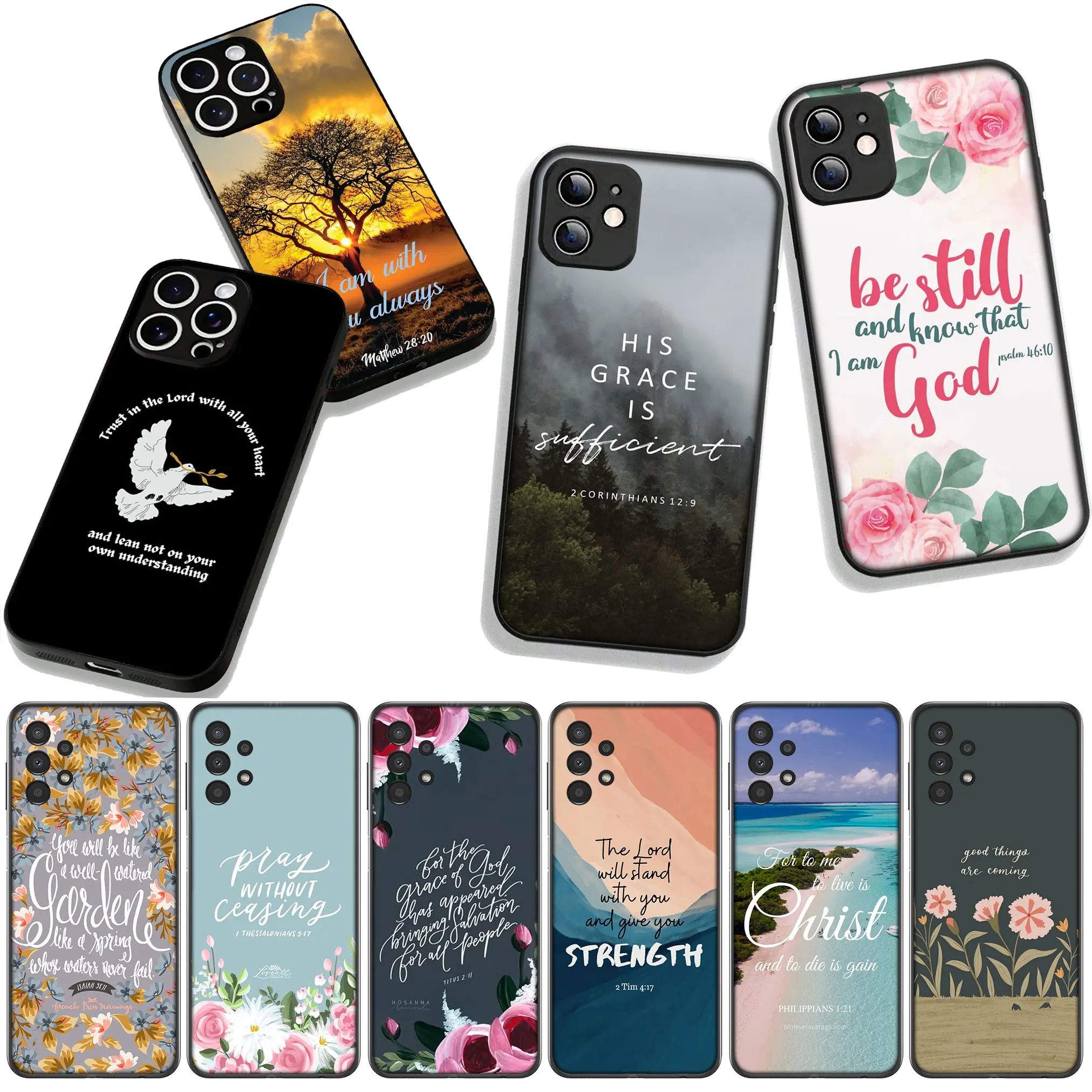 Bible Verse Christian God Spring Phone Case