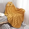 Personalized Embroidery Baby Cape   Custom Name Children's Bath Towel Cloak Quick-Drying Coral Velvet Robe Cape Darling Hooded 4