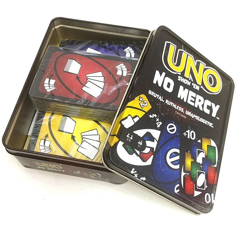 UNO FLIP! Pokemon No mercy Game Anime Cartoon Pikachu Figure Pattern Family Funny Entertainment uno Cards Games Christmas Gifts 2