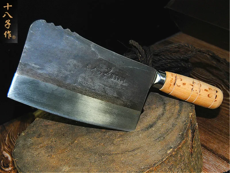 Kitchen Knife SHIBAZI S710-2 Forged Kitchen Chef Professional Chop Bone Knife Household Multifunctional Cooking Cutting Tool Butcher Knives
