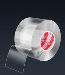 Transparent Detachable Nano Adhesive Tape for Household and Kitchen Use (Translucent)