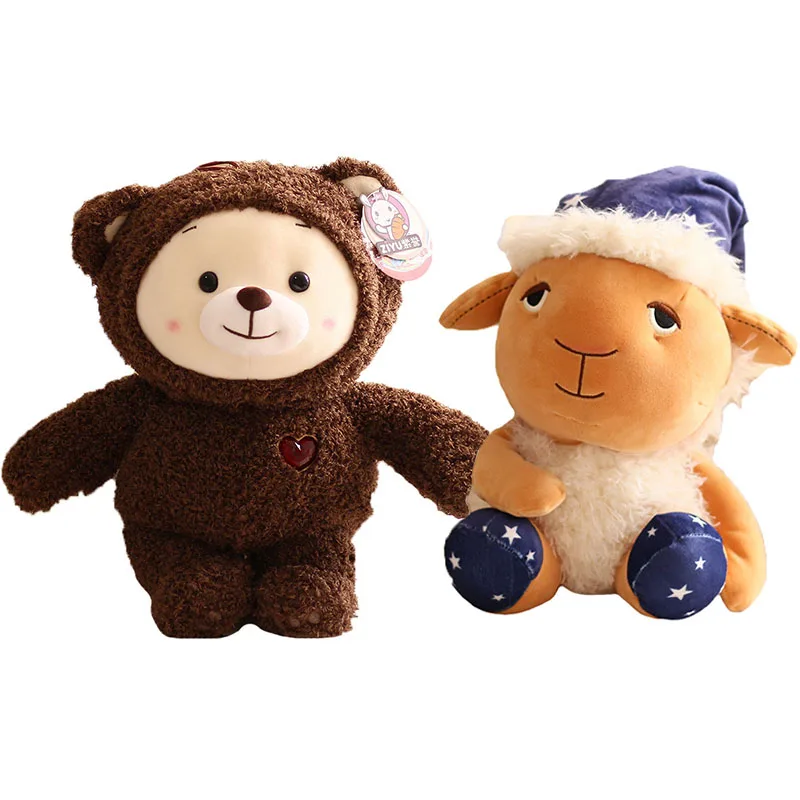 

2 шт./партия, плюшевые игрушки «Рубин», 25 см