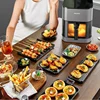 5-6L  Air Fryer Touch Screen 12 Preset Menus Steam Bake Auto Power Off Dry Fruit Machine Defrosting Machine Multifunction Oven 2