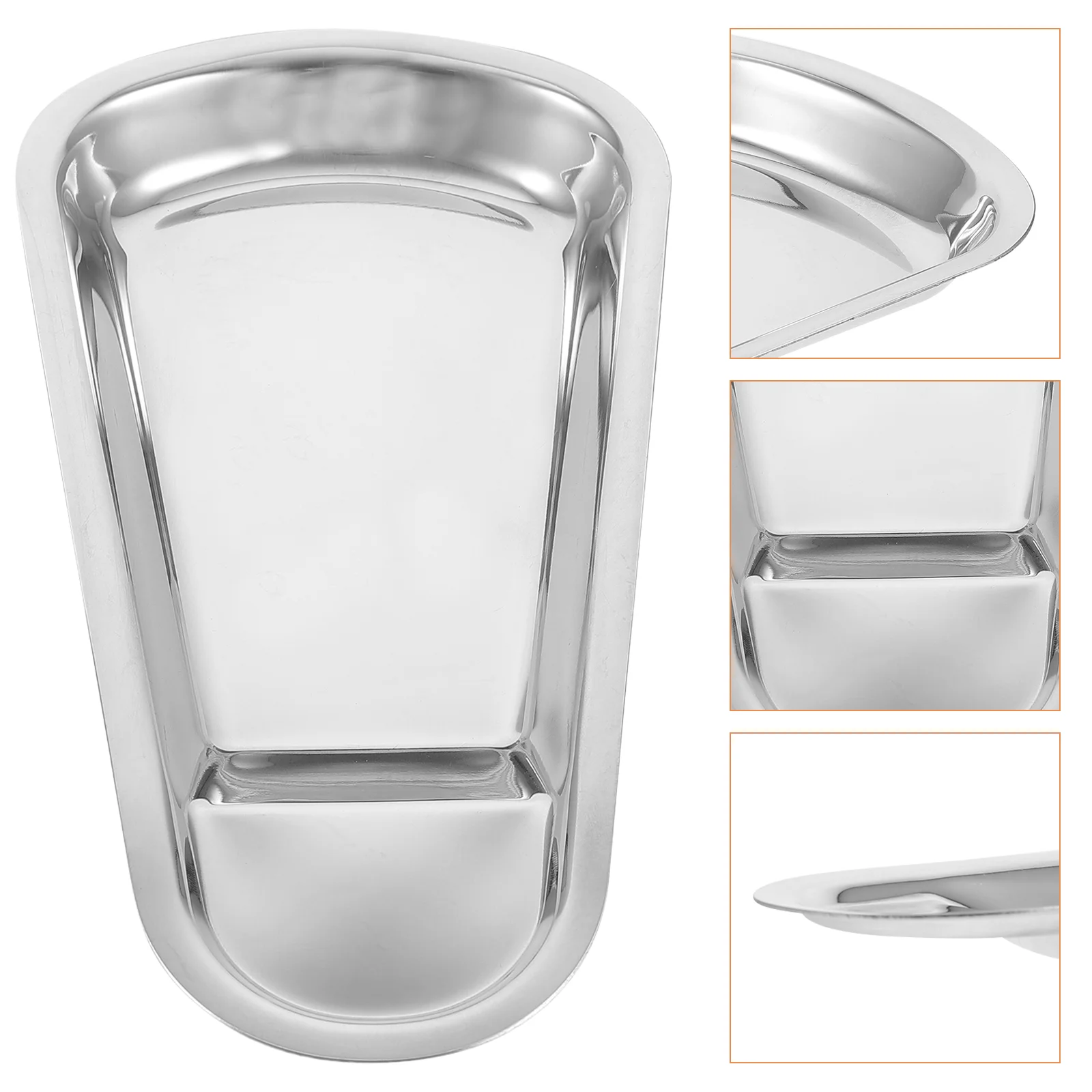 Shelf Ladle Holder Dinner Plate Tray for Clip Spoon Rest Stainless Steel Serving