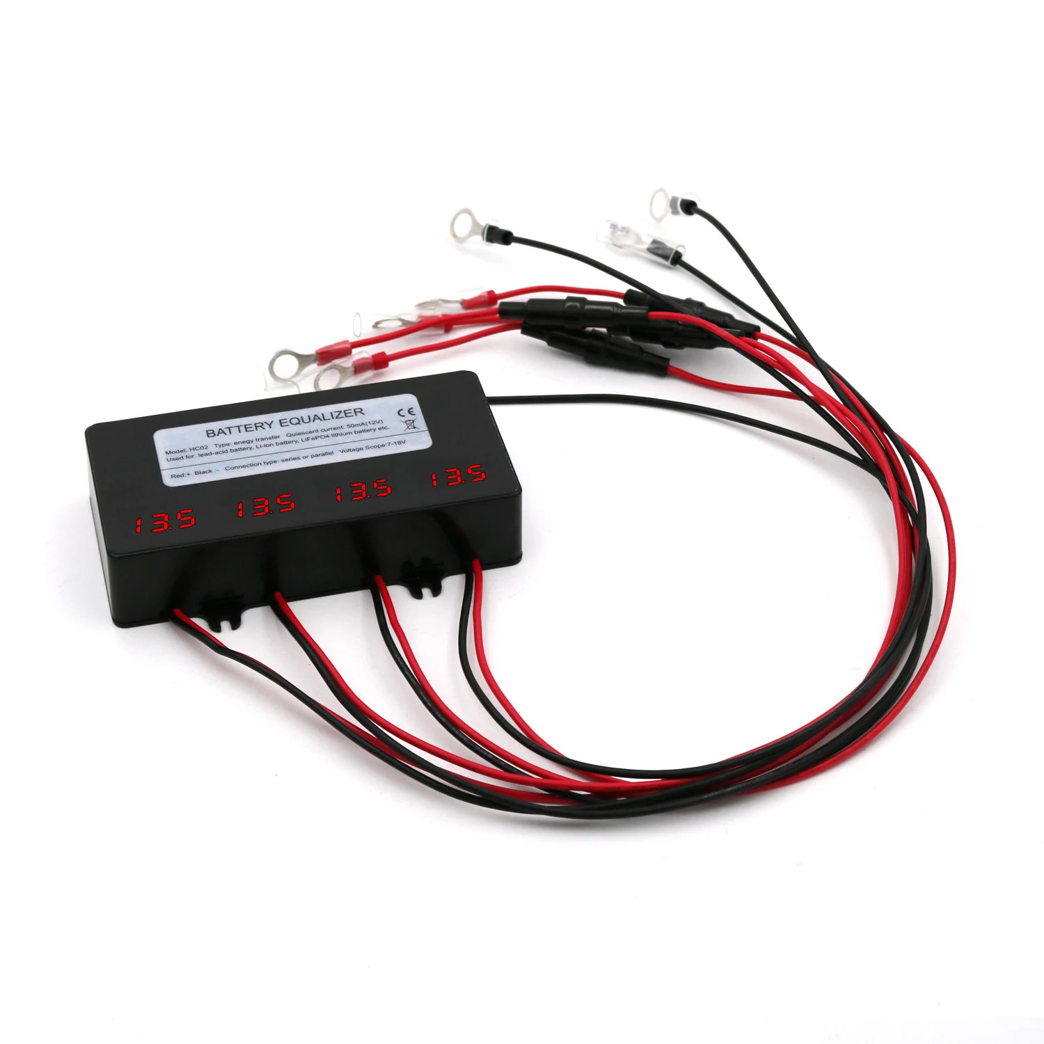 ANGUI Batteries Voltage Equalizer Balancer4X12V HA02 HC02 li-ion Lead Acid Battery Parallel series Solar Controller Regulator 4S