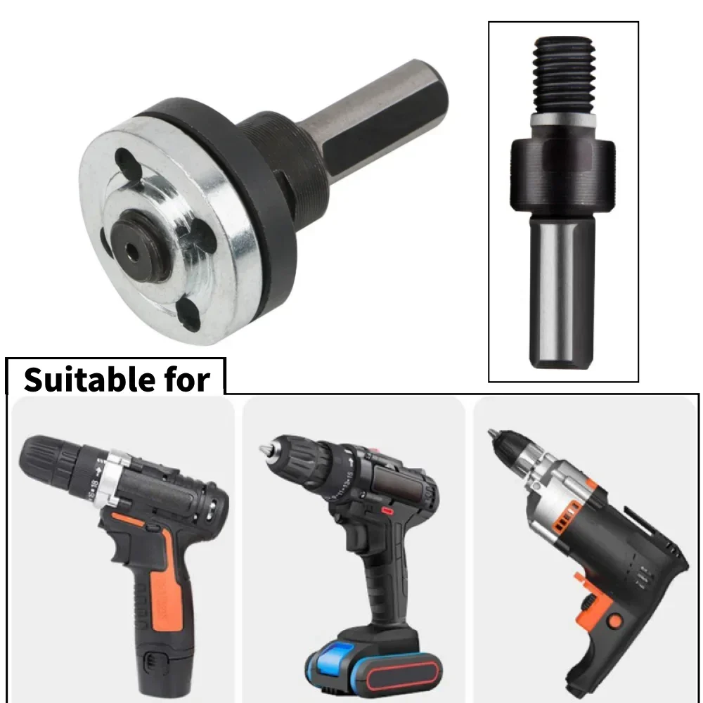 10mm Electric Drill Convert Angle Grinder Metal Connecting Rod Set Grinding Connection Adapter For Cutting Disc Polishing Wheel