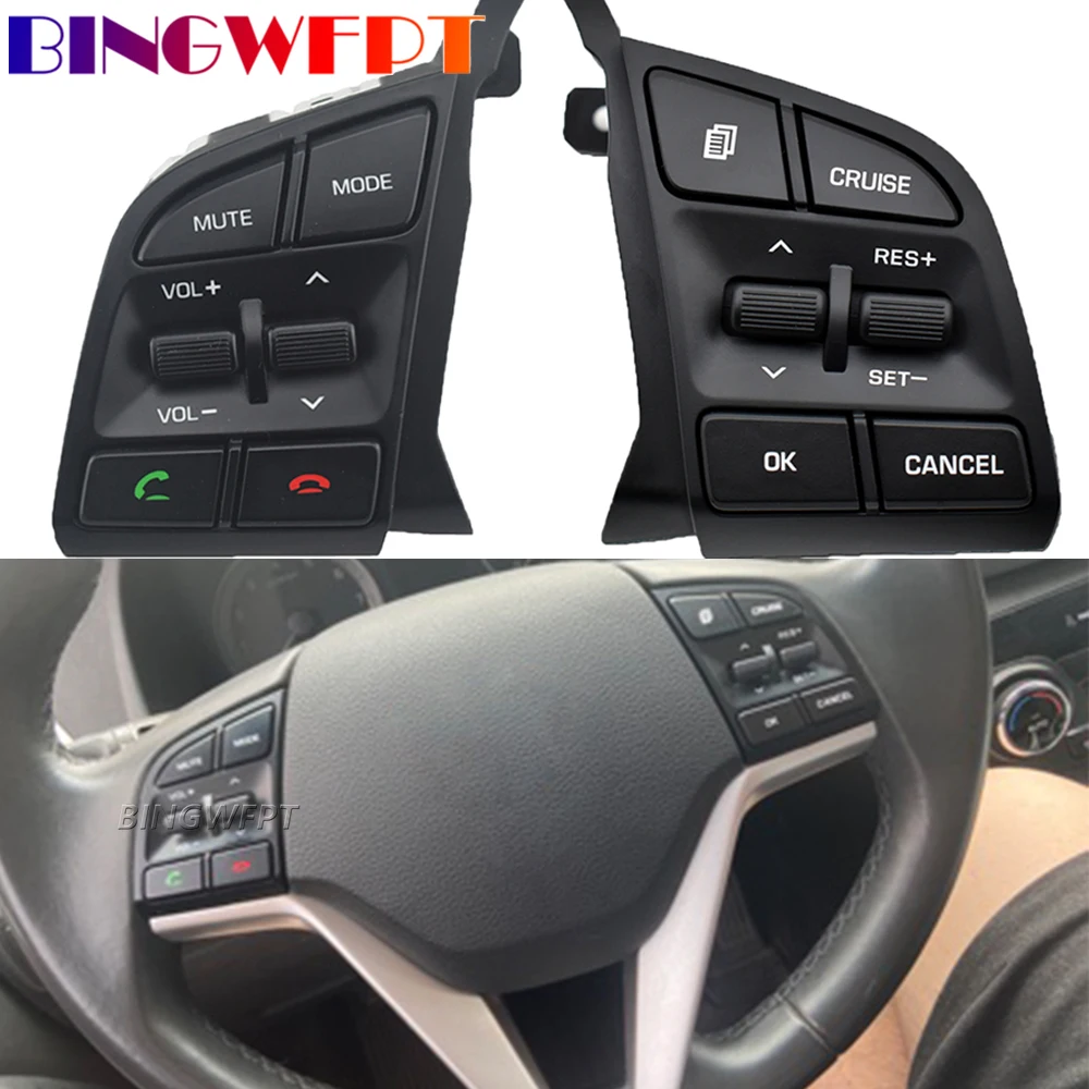 Steering Wheel Remote Control Switches 96710d3500 For Hyundai Tucson