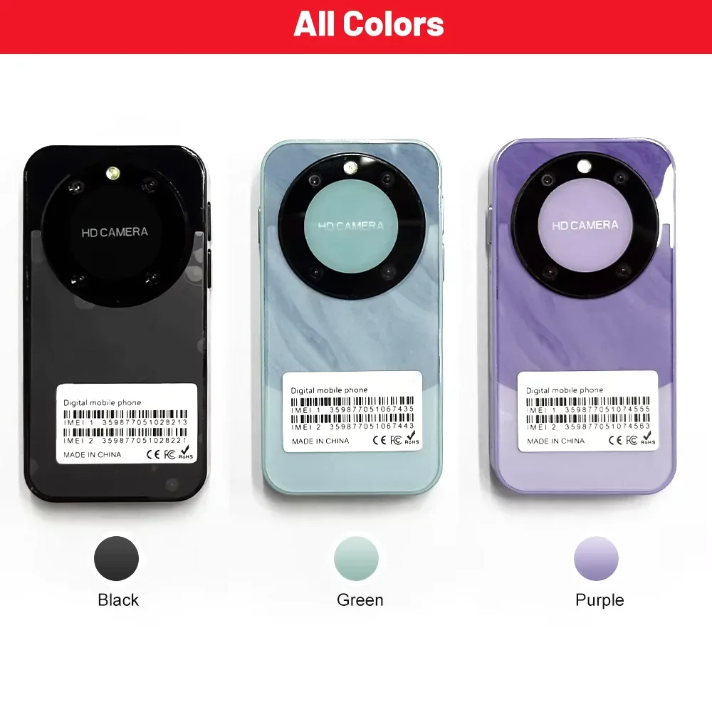 Teléfono Inteligente Mini FUFFI F8 Pro, Teléfono Android con Face ID, Portátil, Mini Celular de 8.1 Pulgadas HD, 16 GB de ROM, Batería de 2000 mAh