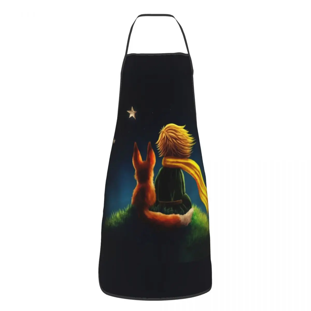 

The Little Prince Fiction Funny Apron France Fairy Tale Adult Unisex Kitchen Chef Bib Tablier Cuisine Cooking Baking Gardening