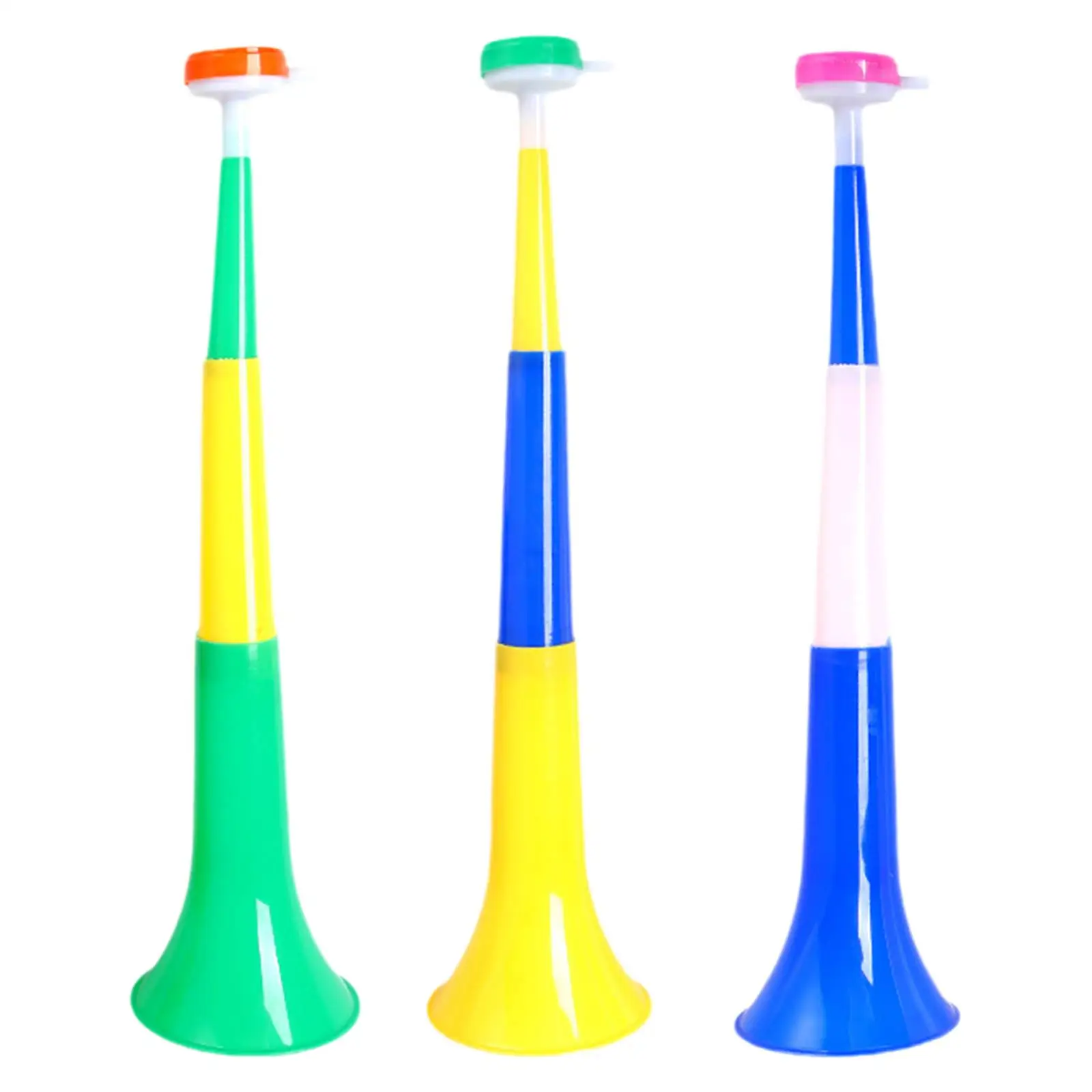 Plastic Horn Football Noise Makers 3x Stadium Cheer Fan Trumpet Noise Maker Toy for Party Carnival Sports