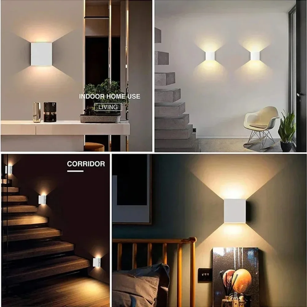 JOYINLED Modern LED Wall Lamp for Bedside Living Room Stairs Bathroom Home Decoration Wall Sconce Indoor Lighting Fixture Luster