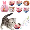 Cartoon Pig Active Moving Pet Plush Toy Washable Interactive Dog Toys USB Rechargeable Pet Bouncing Balls for Dogs Cats 1