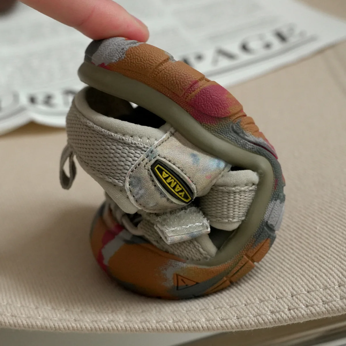 Summer Children's Outdoor Sandals Baby Soft Anti-kick Infant Sandals Boys Breathable Camouflage Beach Girls Hollow Shoes