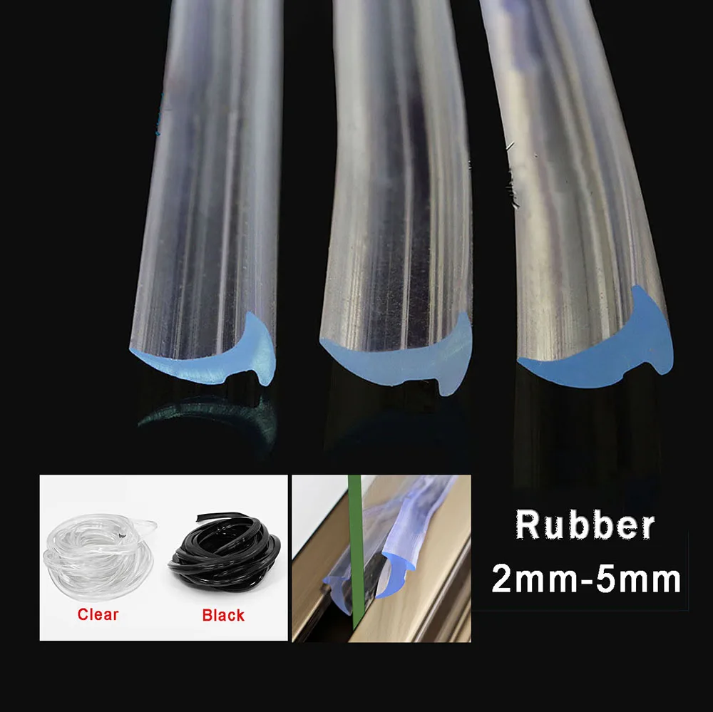 2/2.5/3mm gummi fenster dichtung streifen akustisch für schiebetür fenster  wind dichte schall dichte dichtung tür lücke schall dämm streifen -  AliExpress