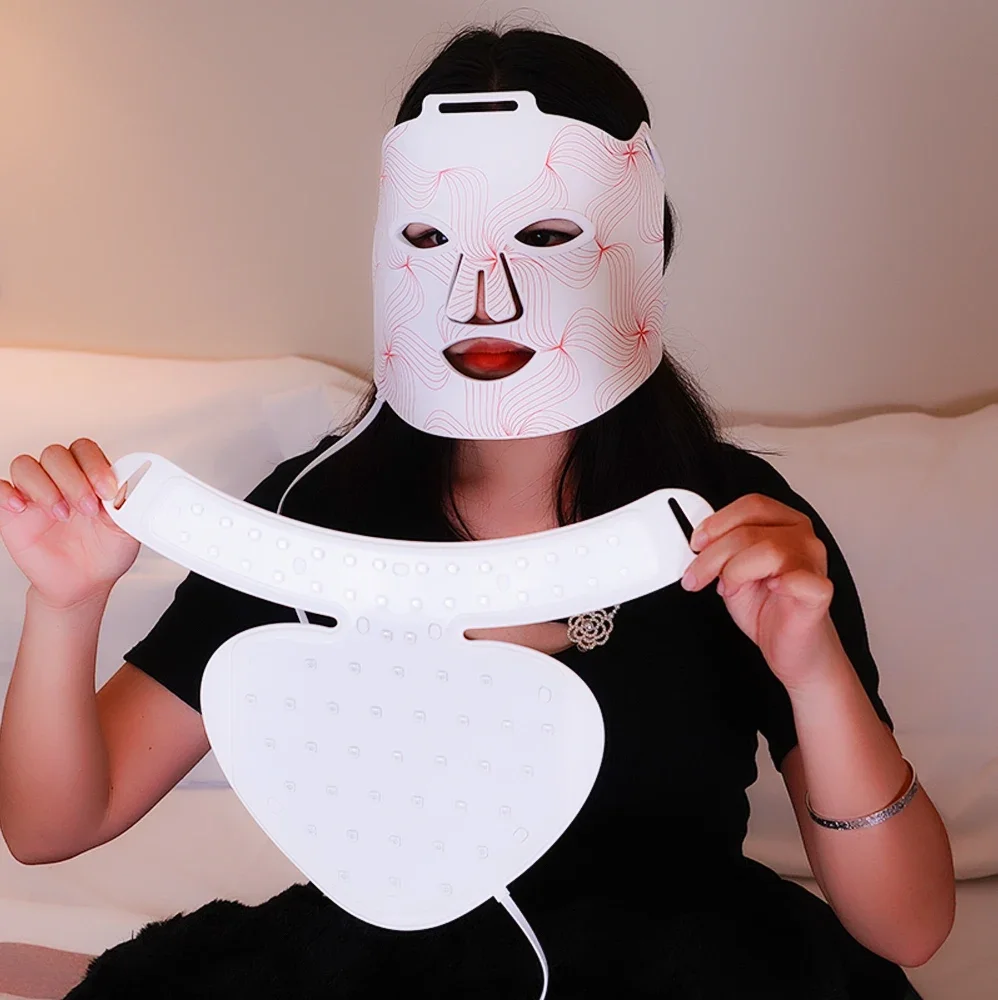 Hot Selling Red Light Therapy Mask Beauty Care LED Facial Mask Skin Care Device Red Light Therapy