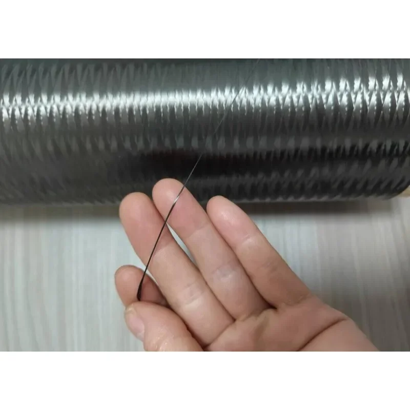 1K Carbon Fiber Fibre Tow Filament Yarn Thread Tape 3800MPa Length 100M