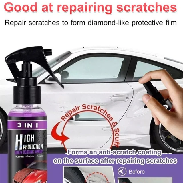 Rayhong 3 in 1 High Protection Quick Car Coating Spray 100/200