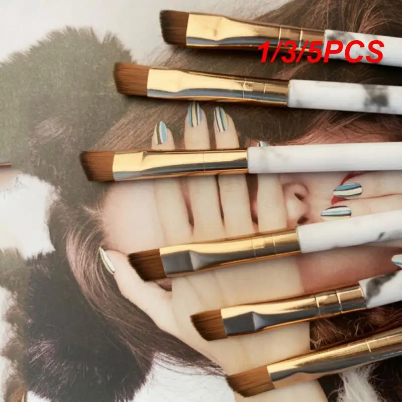 Marmo Kabuki Pennello Per Trucco Naso Ombra Blush Blending Eye Face Concealer Brush Testa Obliqua Strumento Cosmetico Bellezza