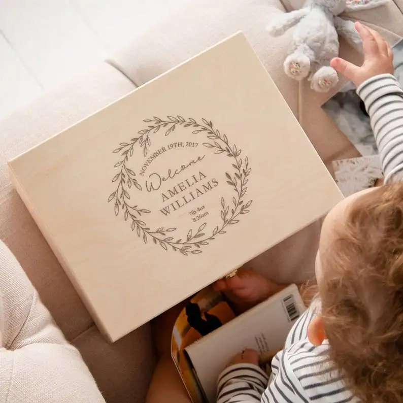 PersonalizedWoodenBaptismKeepsakeBoxBaptismGiftsForBabyGirlOr