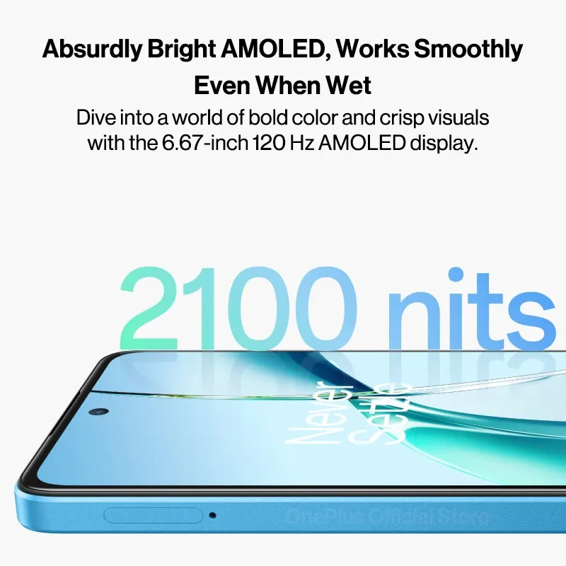 OnePlus Nord CE 4 Lite CE4 Global Version 8GB 256GB 5500mAh Battery 80W SUPERVOOC 50MP SONY OIS Camera 120Hz AMOLED Display 3