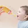 BBET Squeezing Feeding Bottle Silicone Newborn Baby Training Rice Spoon Infant Cerea Food Supplement Feeder Safe Tableware 4