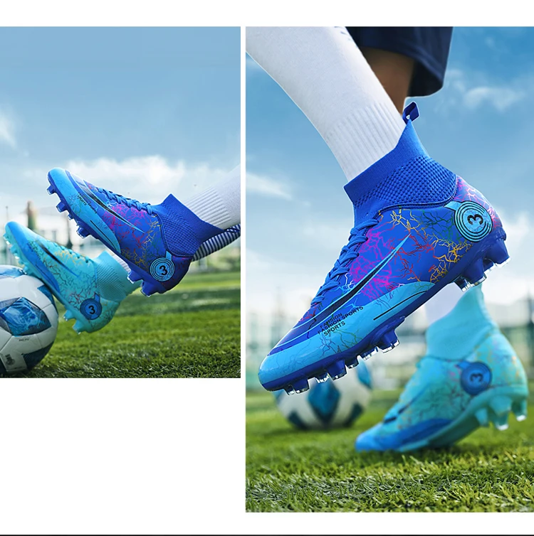 Long Spikes Society Herren Fußball Indoor Rasentraining Fast Field Boots Cleats Mann Turnschuhe Futsal Fußballschuhe_voghion.com