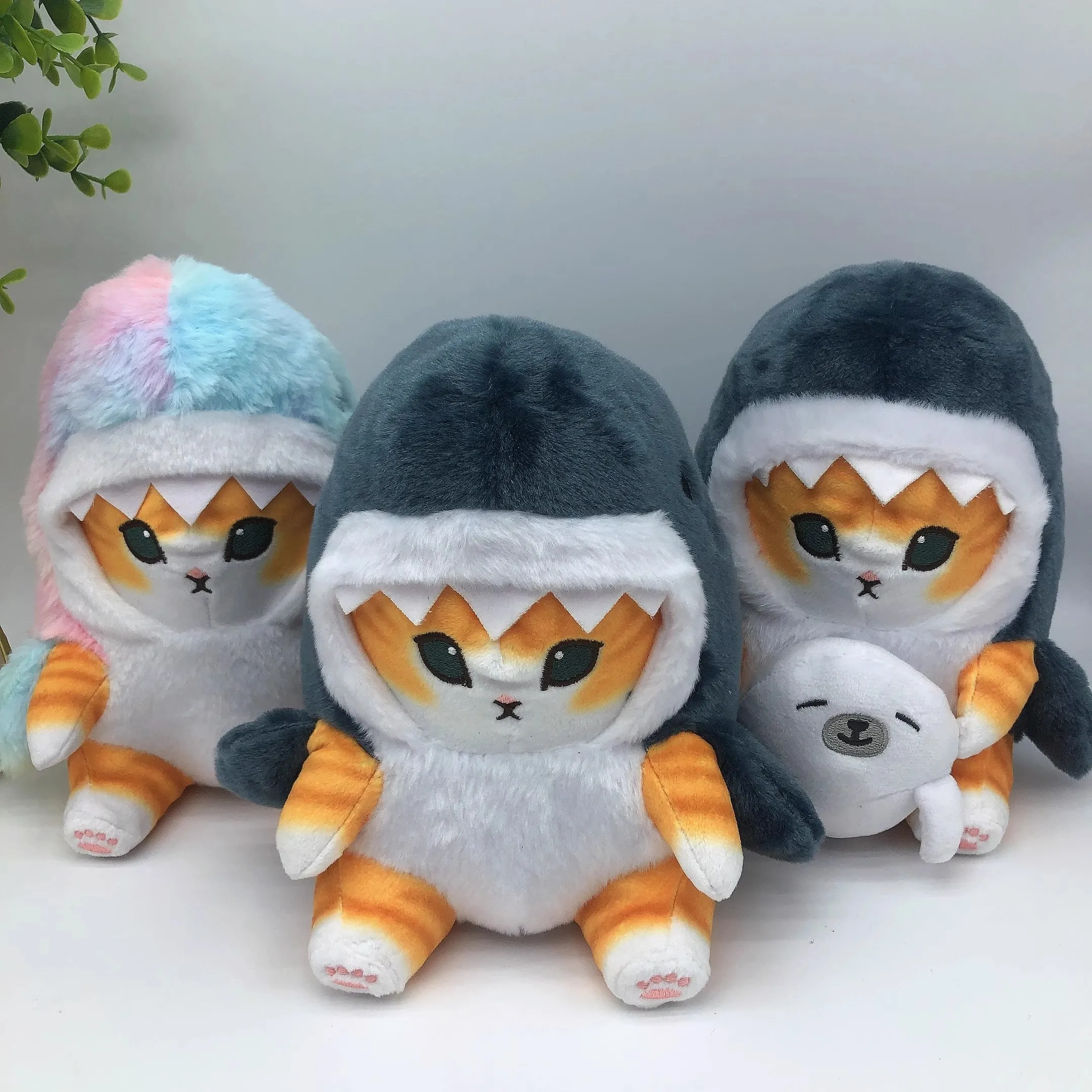 

New Shark Cat Doll Pendant Cute Fun Doll Animation Surrounding the Same Birthday Valentine's Day Gift