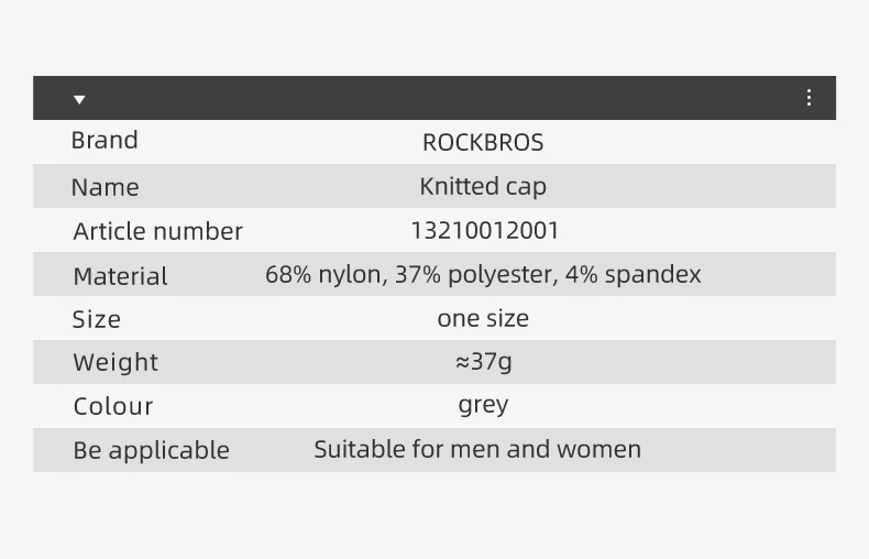 ROCKBROS Cycling Cap Outdoor Sports Balaclava Motorcycle Hat Sun Protection Ridi