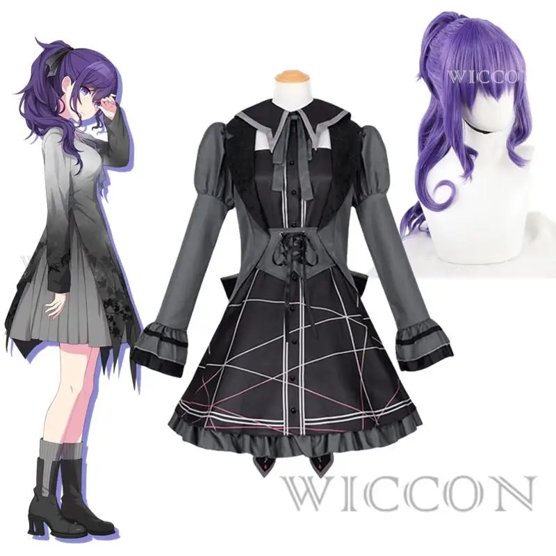 

MFY Cosplay Project Sekai Colorful Stage Feat Asahina Mafuyu Cosplay Costume OWN Women JK Uniform Stage Full Costume Wig Dress