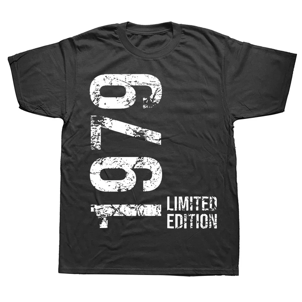 47. Geburtstag 47 Jahre Retro Vintage 1979 T-Shirts Streetwear Kurzarm Geburtstagsgeschenke Sommer-Stil T-Shirt Herrenbekleidung