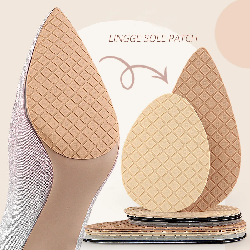 

1 Pair Non-Slip Self-Adhesive Shoe Sole Patch Women High Heels Soles Protector Pads Patch Shoes Repair Accessories