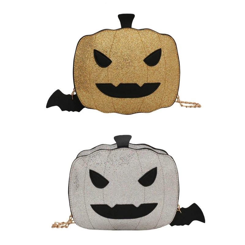 

Halloween Pumpkin Shaped Shoulder Bag for Women Travel Crossbody Phone