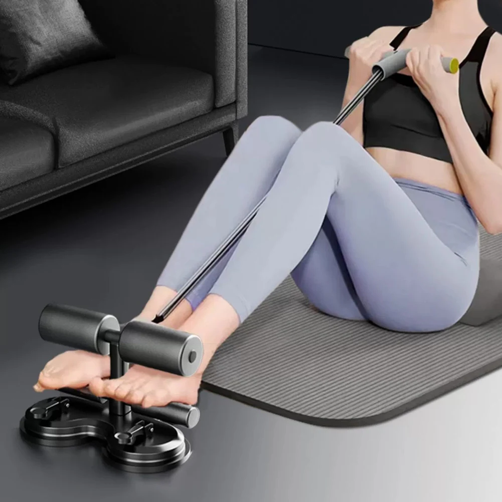 Sit Up Floor Holder with 3 Suction Cup Situp Bar Assistance