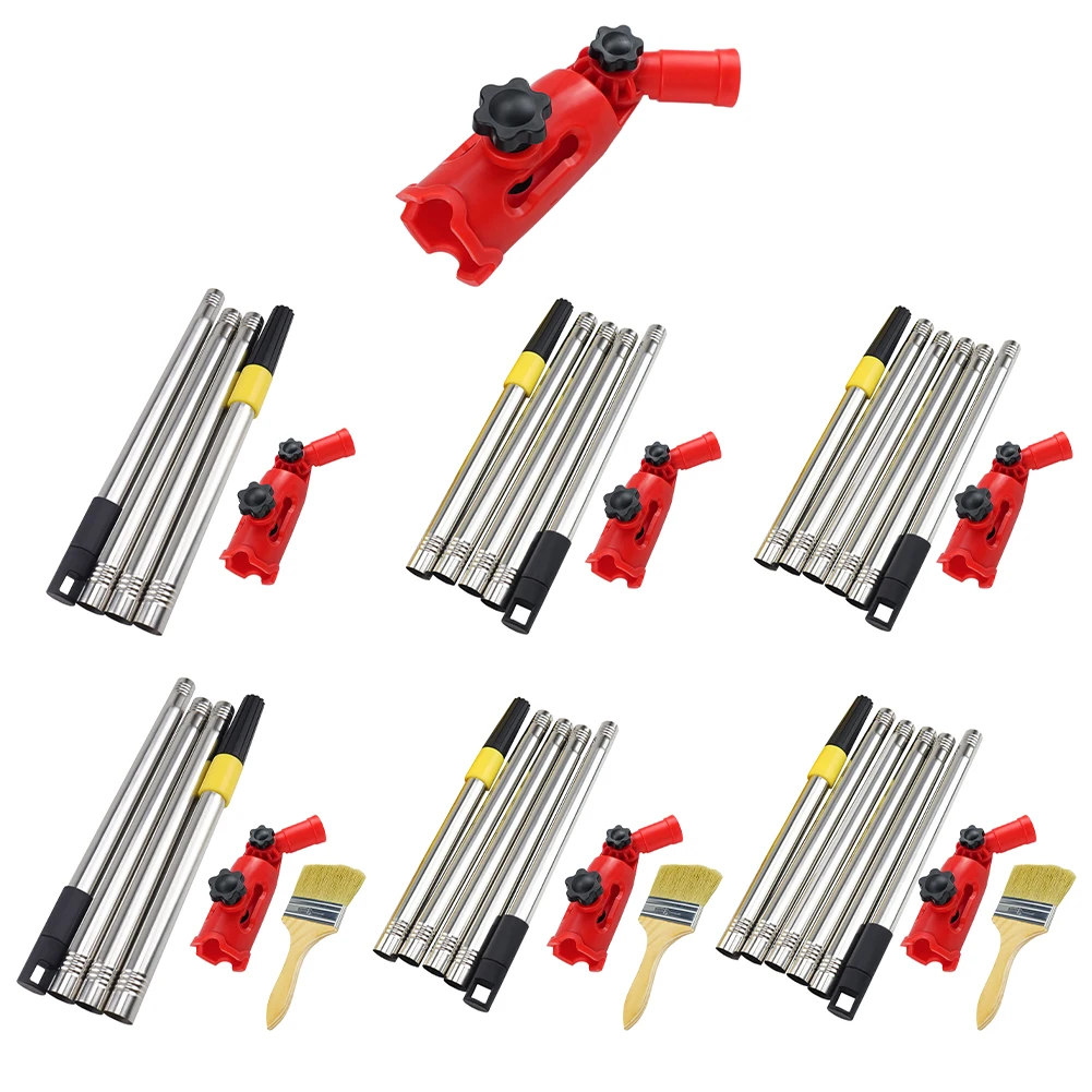 Multi-Angle Paint Brush Extender Paint Brush Extension Handle Extension Pole Attachments Retractable Roller Pole
