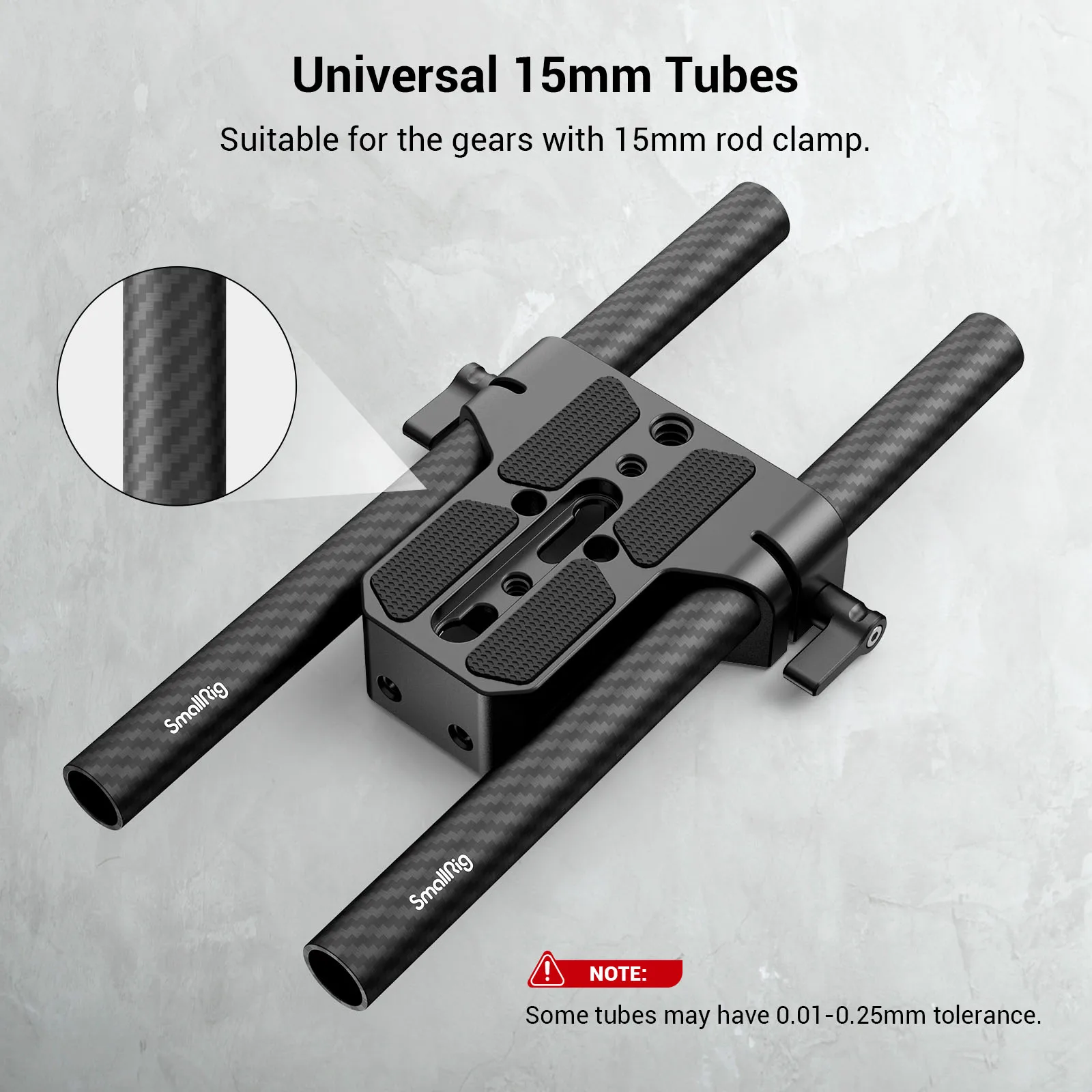 15mm Carbon Fiber Rod - 20cm 8inch (2pcs) 15mm Rod For DSLR Camera Video Shootin