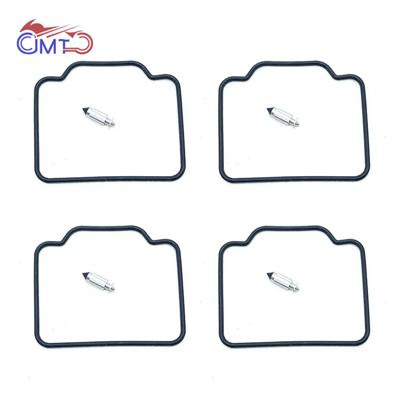4xCarburetorCarbChamberFloatBowlSealsFloatValvesforHondaNighthawkCB700SCCB750CB
