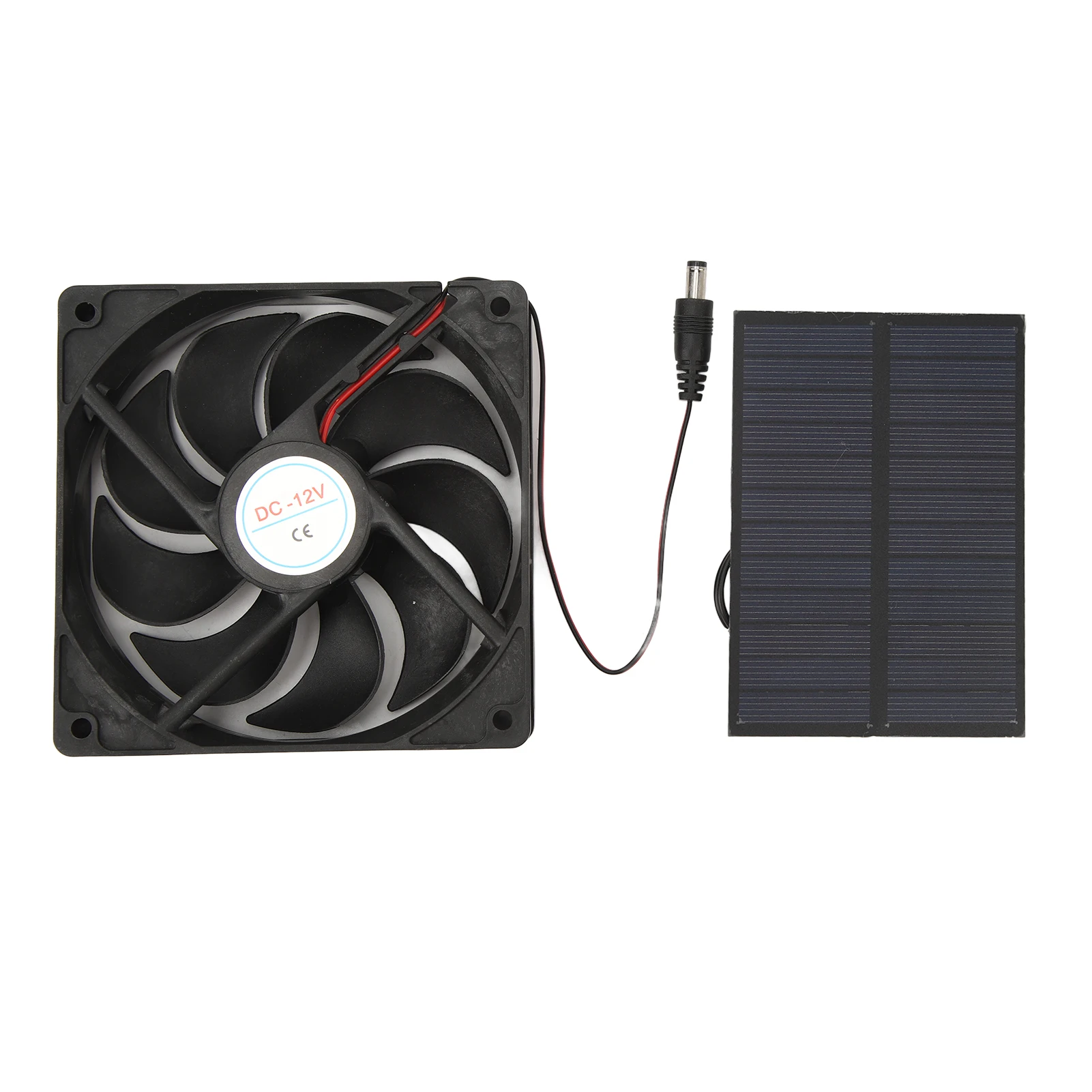 Solar Panel Fan Set 12V 3W Mini Solar Cell DIY Plate Kit