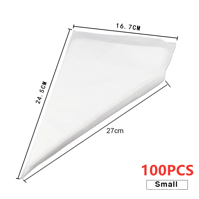 Disposable Piping Bags for Cake and Pastry Decorating