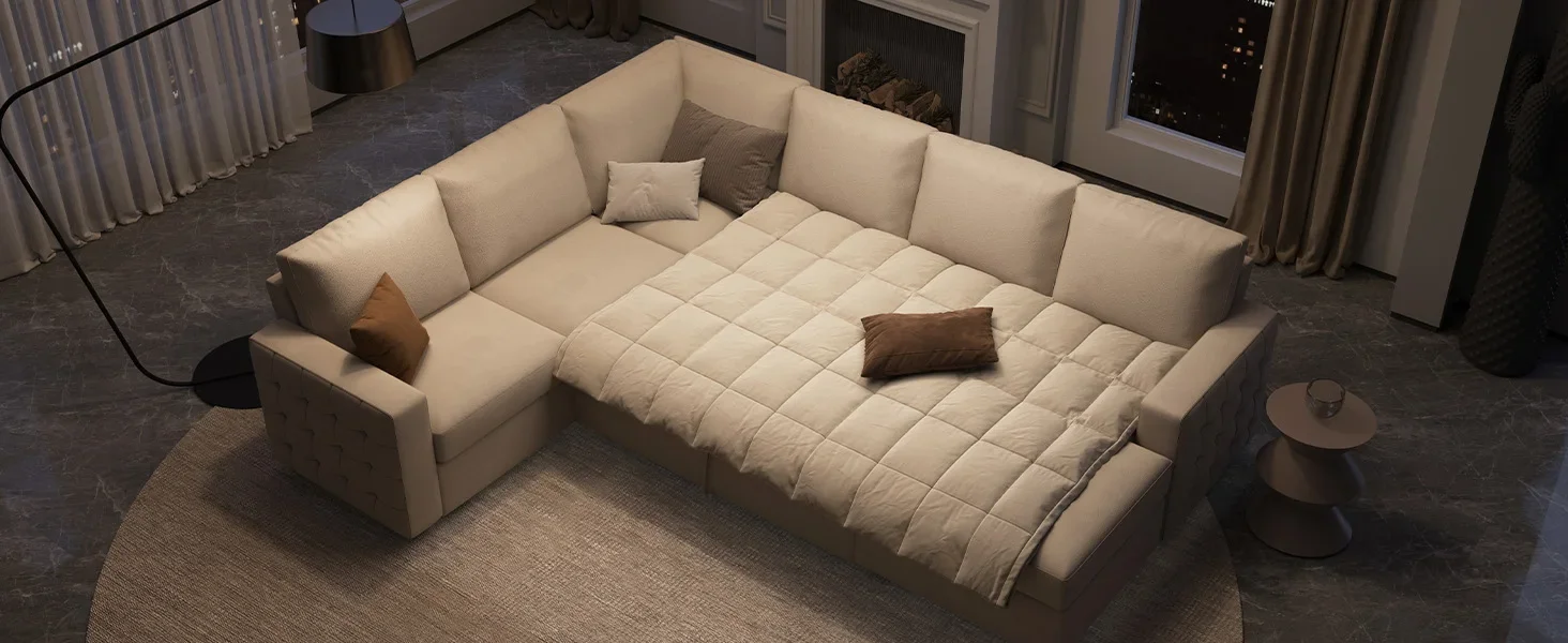 sectional sleeper sofa bed