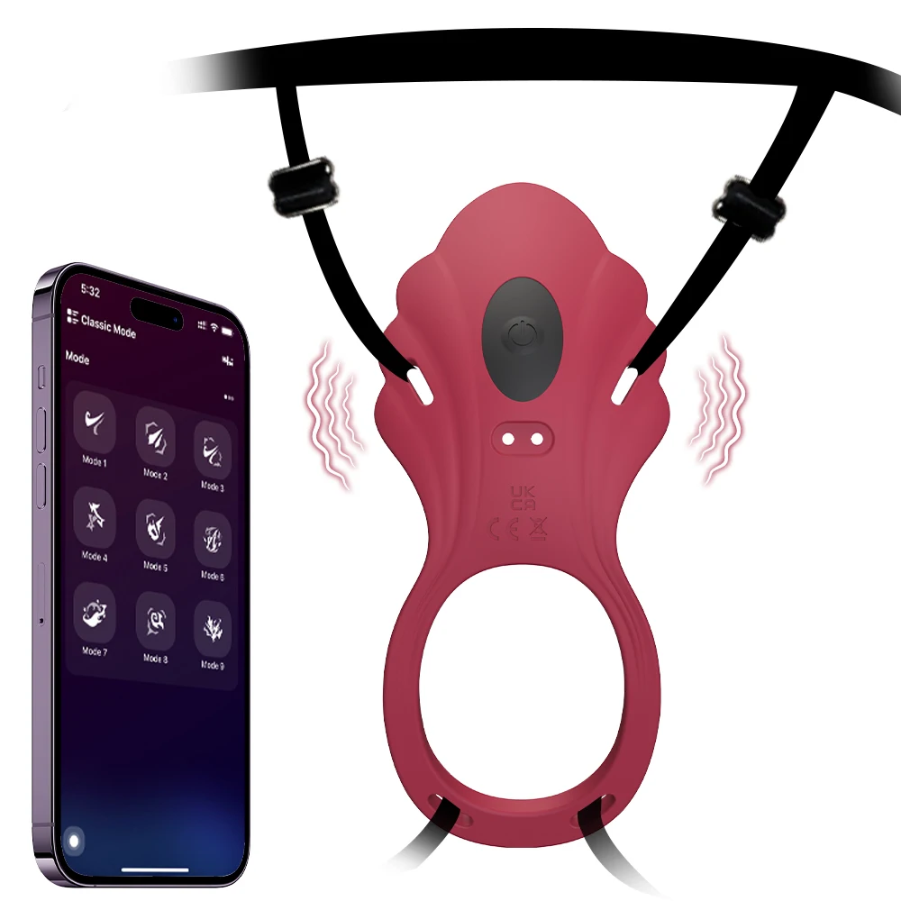 APP-Steuerungsvibrator für Frauen, vibrierender Penisring, Klitorisstimulator, weibliches tragbares Höschen, Sexspielzeug für Paare, sexuelles Vergnügen