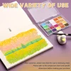 Shimmer 20 Colors Watercolors Paint Set,Sparkly,Metallic, Glitter Solid Water Color Paints for Artists, Students, Hobbyists 5