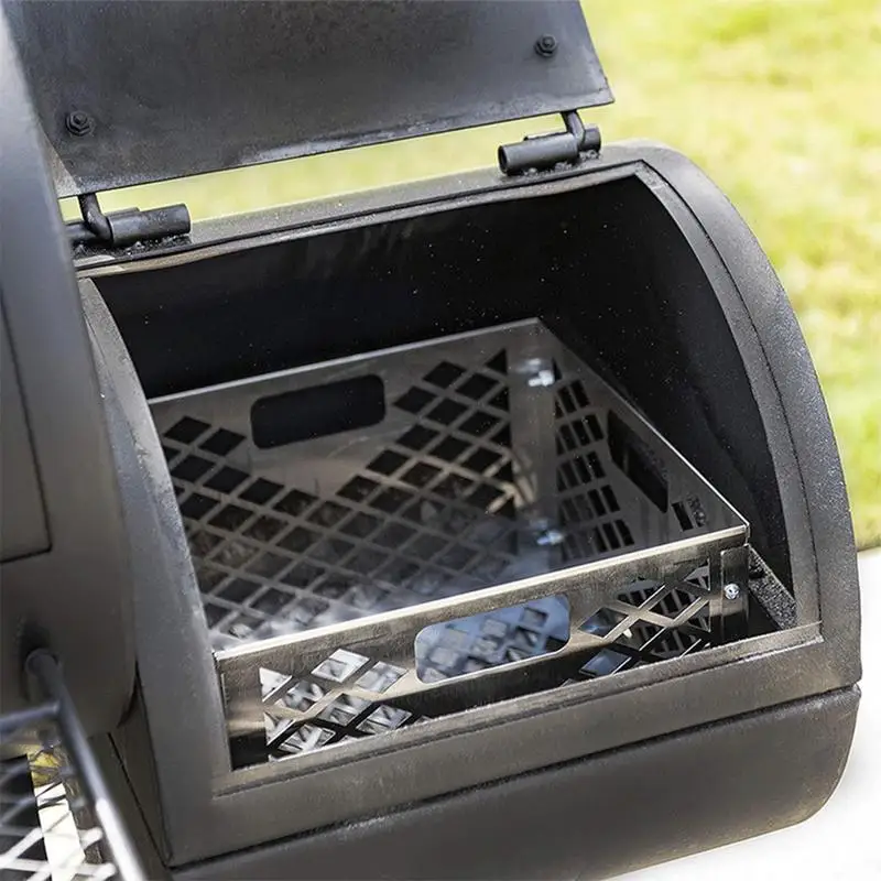 Smoker Modification Kit BBQ Modification Kit Stainless Steel Mod Mod Tool With Charcoal Basket Smoker Accessories Sealing
