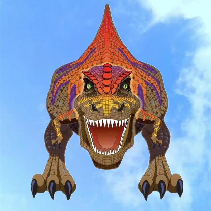 Dinosaur kite fly for outdoor toys parachute kite for adults Toys children funny gifts Air bounce Large Laser pointer