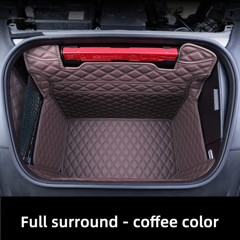 Tapis de coffre de voiture en cuir pour Porsche Broderie, Couverture  complète, Auto personnalisé, Accessoires intérieurs, Style antidérapant,  Imperméable, 2018-2020 - AliExpress